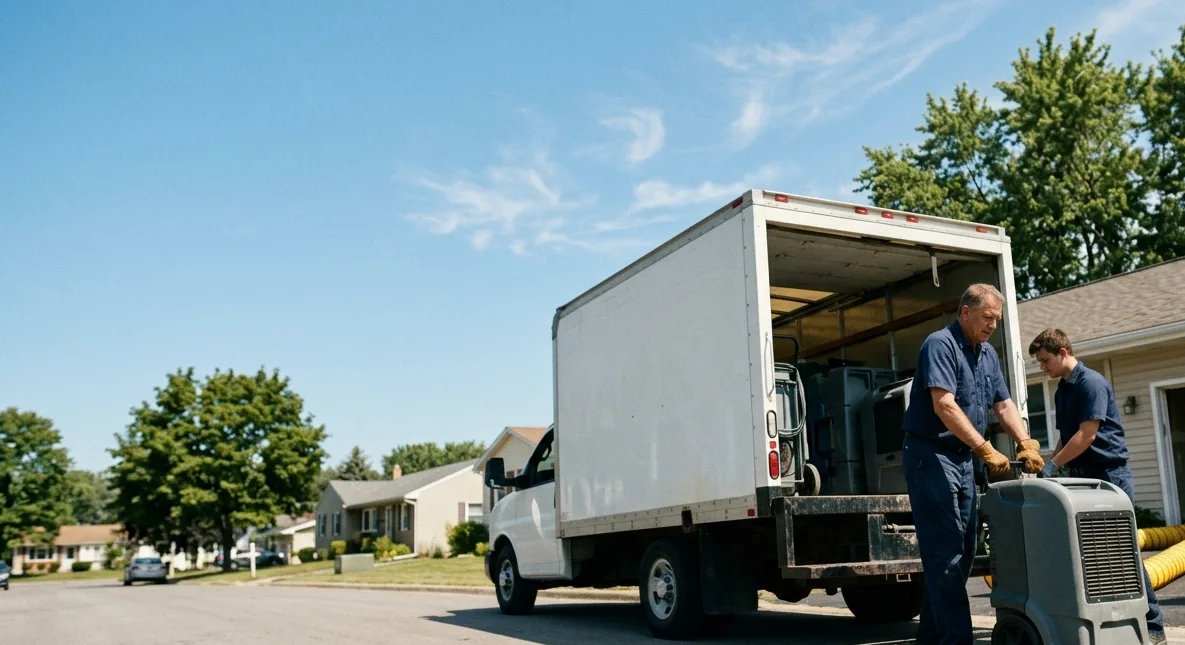Water Damage Cleanup in Van Alstyne, TX near me